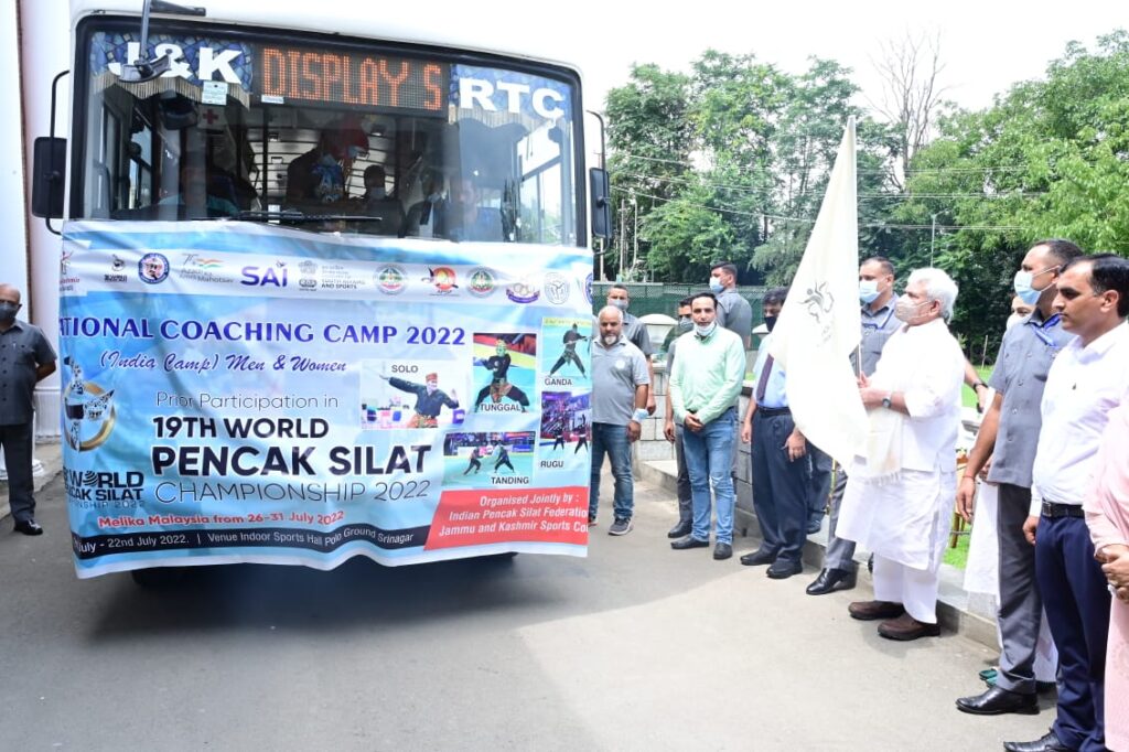 LG flags off Indian Pencak Silat team for World Championship in Malaysia 2 Lt Governor Manoj Sinha flagged off Indian Pencak Silat team for World Championship in Malaysia 2