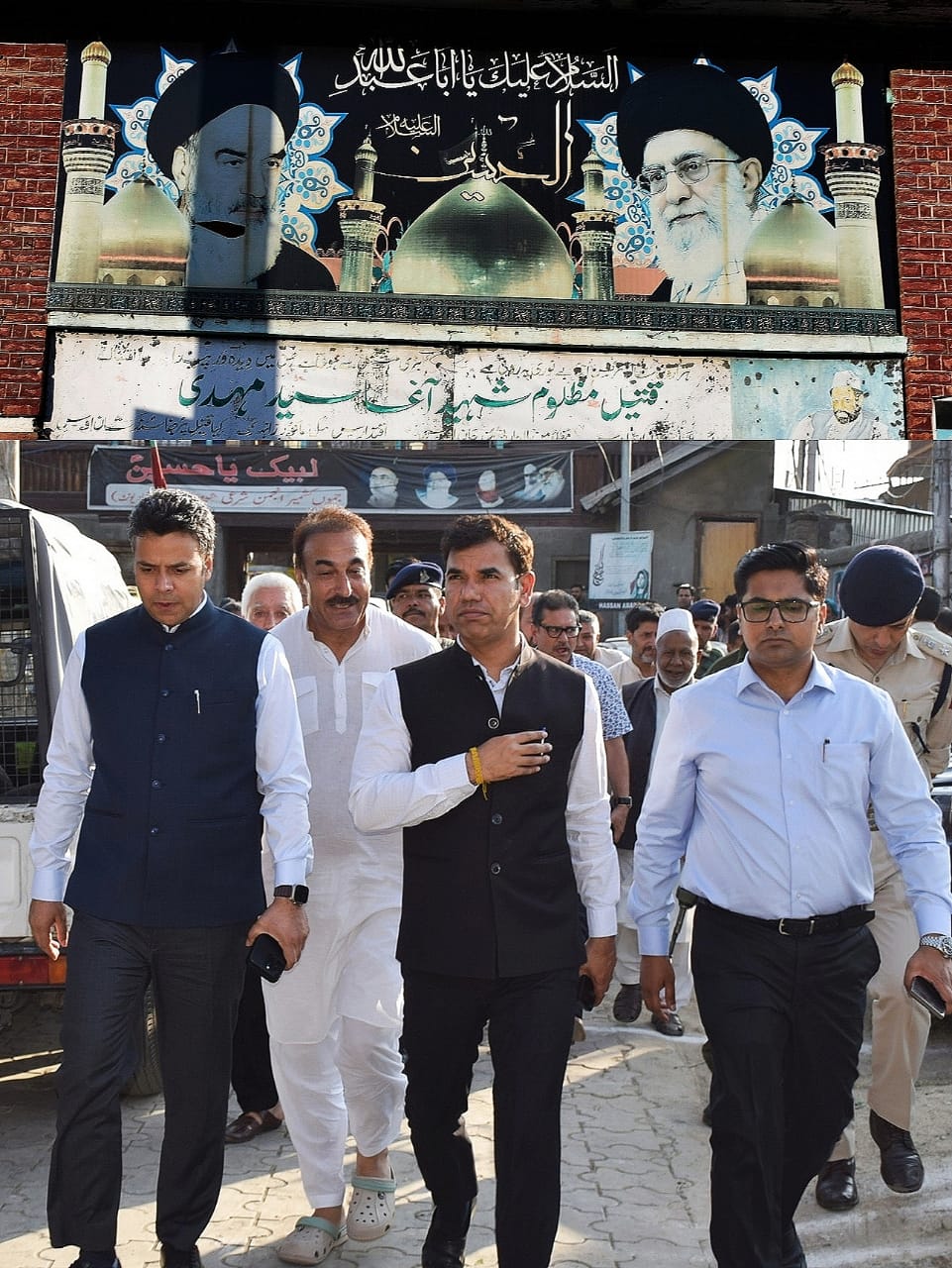 Div Com Kashmir visits Zadibal Hasanabad takes stock of Muharram ul Haram arrangements