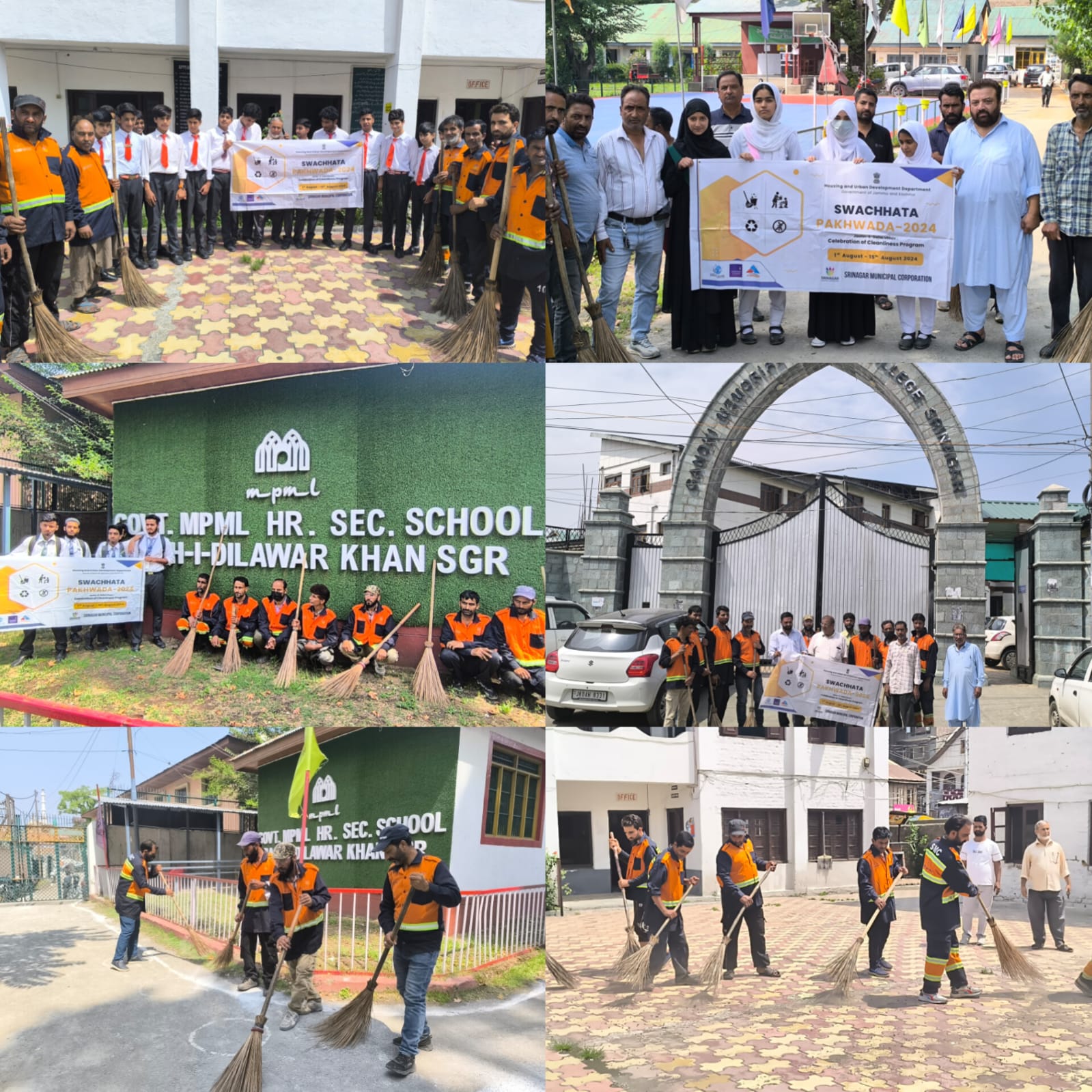 Srinagar Municipal Corporation Promotes Cleanliness and Hygiene as part of Swachtta Pakhwada Campaign