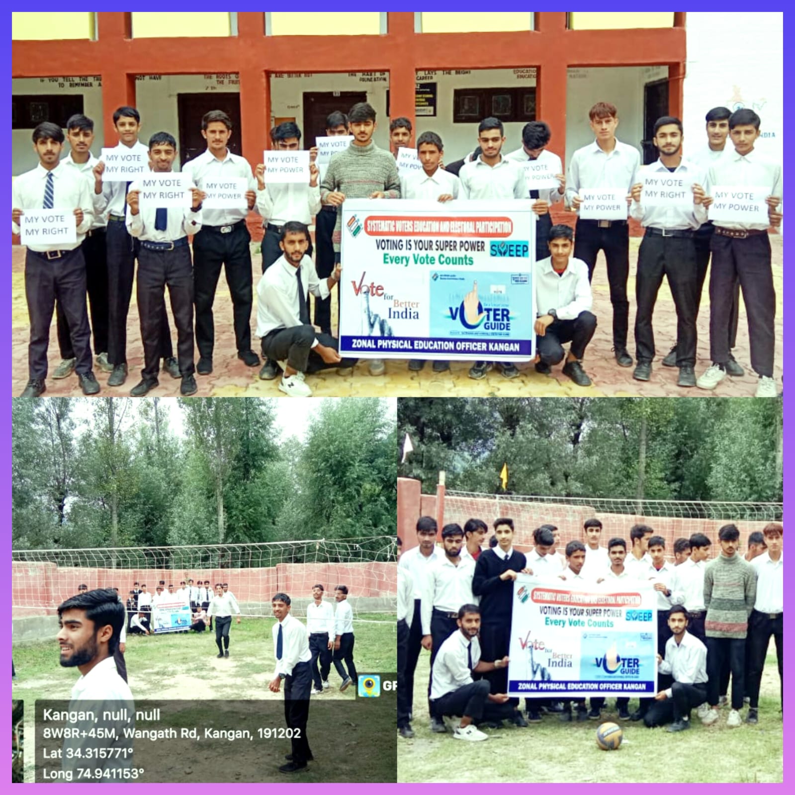 SVEEP YSS Ganderbal hosts Volleyball Competitions to promote Voter Awareness