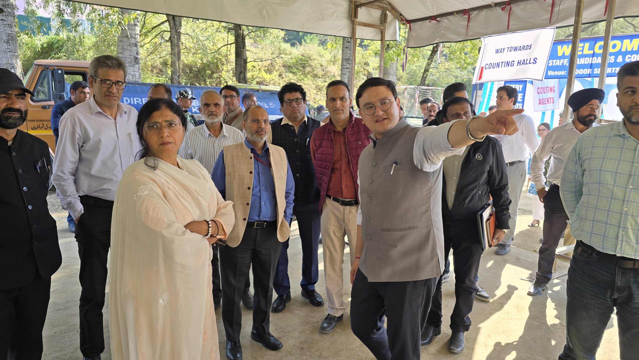 General Observers DEO finalize Arrangements for Vote Counting Process at Indoor Stadium Bla scaled
