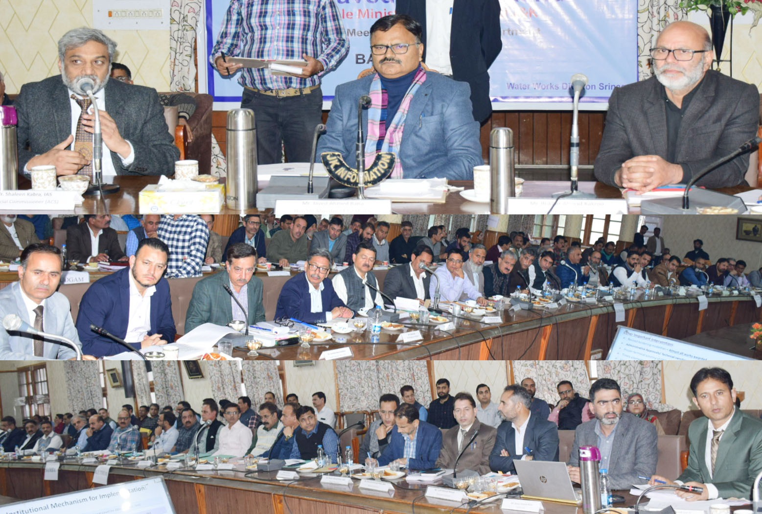 Javed Rana reviews functioning of Jal Shakti Department 24