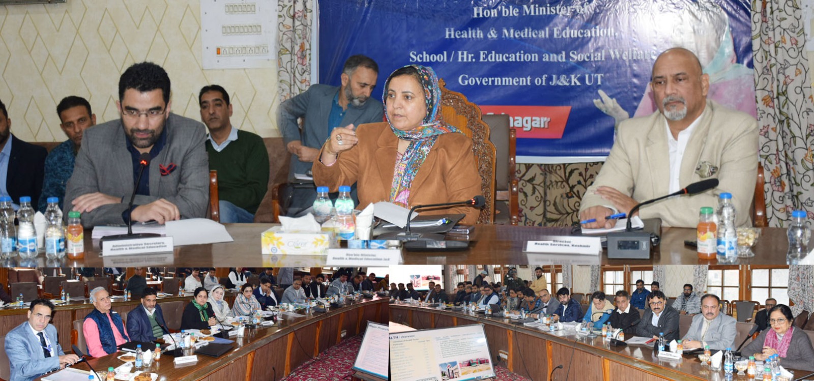 Sakeena Itoo reviews performance and functioning of HME Deptt 29