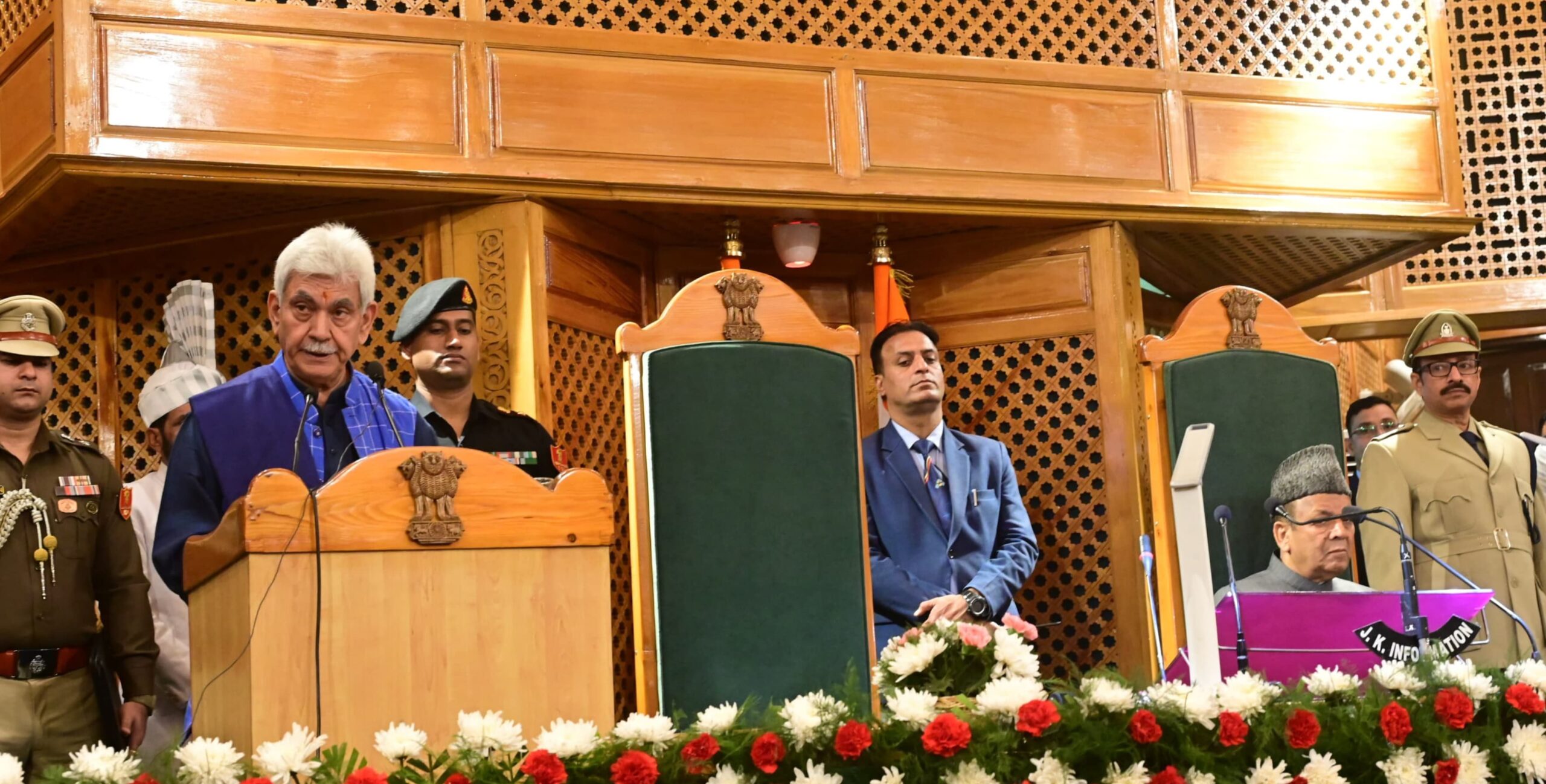 Honble Lieutenant Governor Shri Manoj Sinha addressed the Legislative Assembly 1 scaled