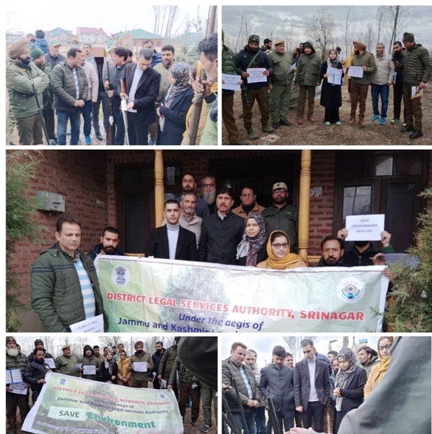 DLSA Sgr Wildlife Deptt organize Save Environment prog at Hokersar