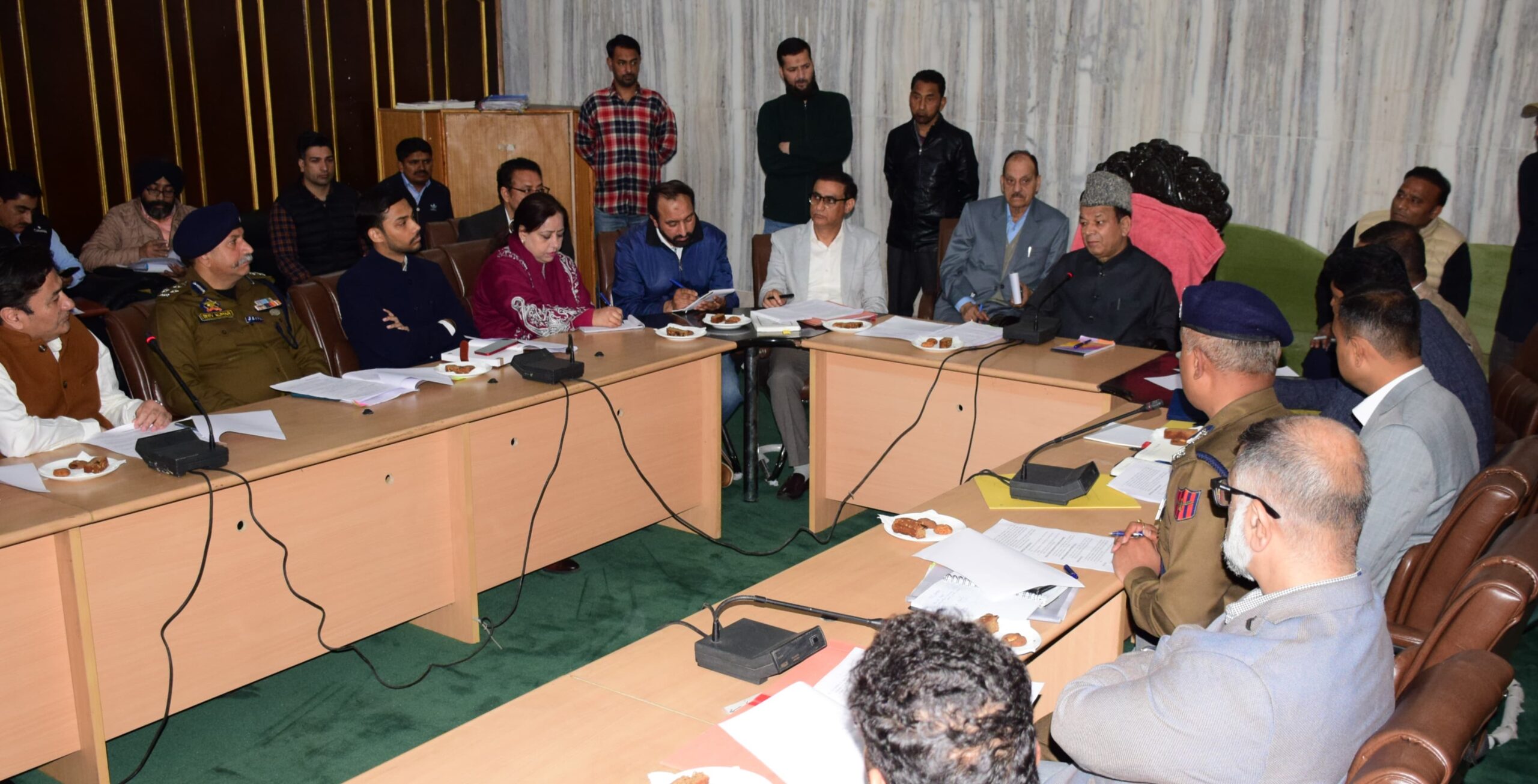 Speaker reviews security other arrangements for Assembly Budget Session 24 1 scaled