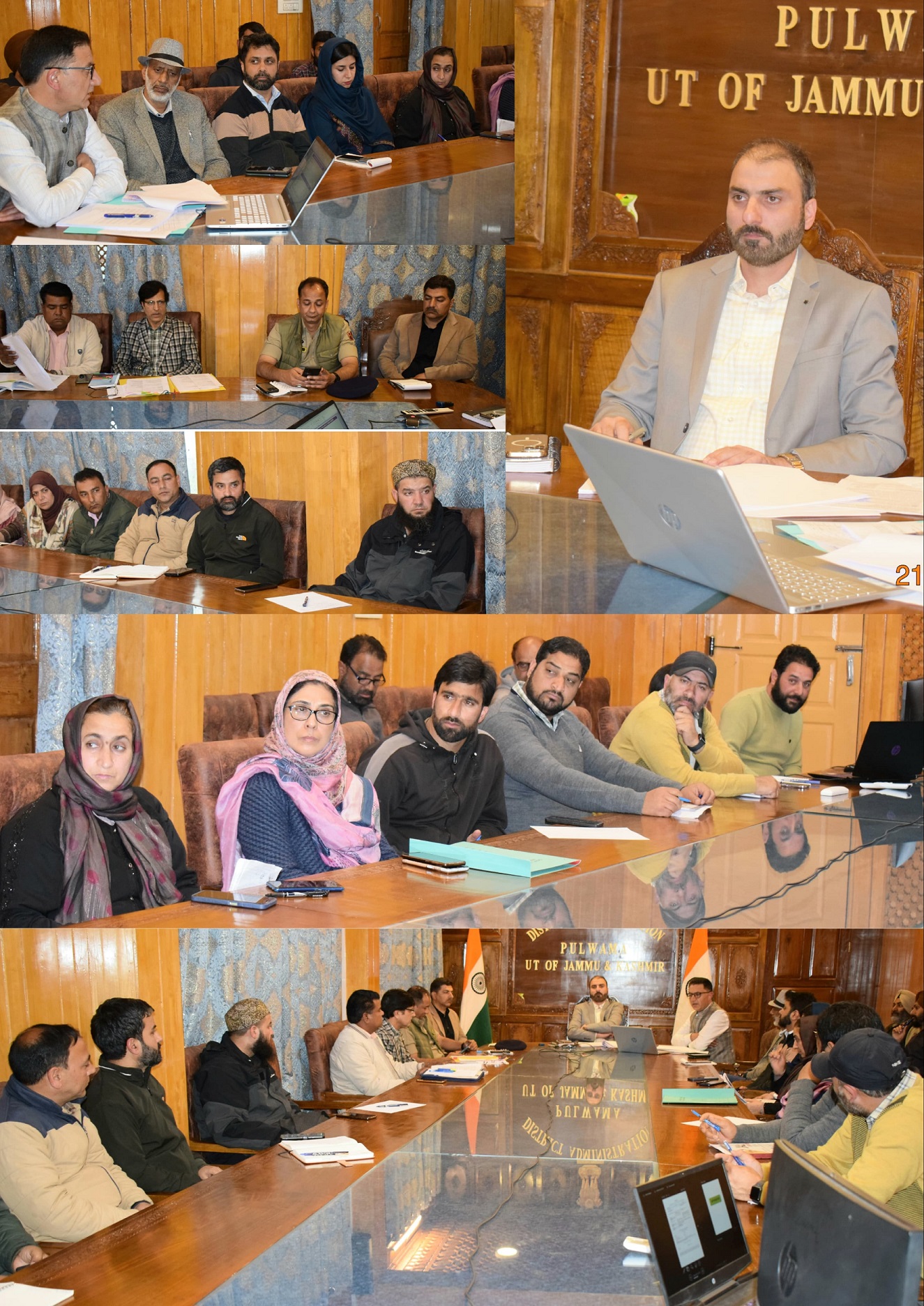 DC Pulwama Reviews NEET UG Examination Arrangements