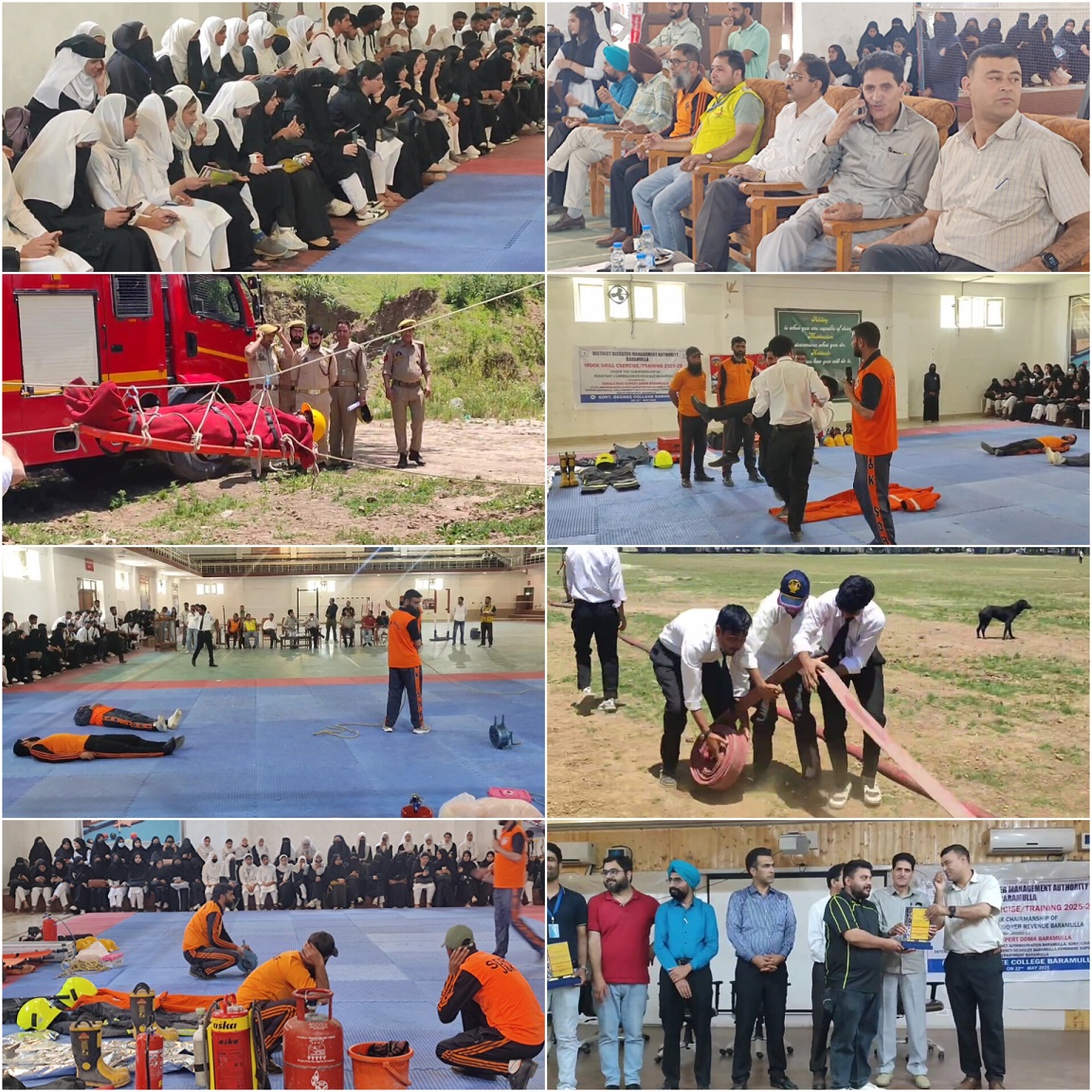 DDMA Baramulla Conducts Comprehensive Mock Drill to Enhance Disaster Preparedness
