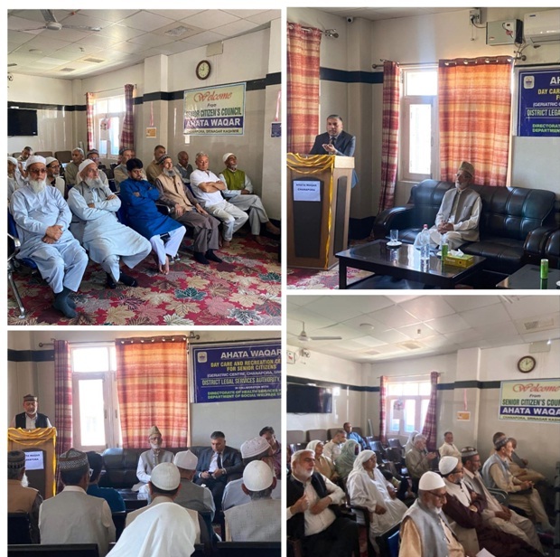 Free Medical Camp awareness on NALSA Helpline 15100 held at Ahata e Waqar Chanapora