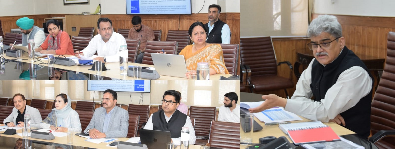 Chief Secretary reviewed the progress under AMRUT and SBM 2