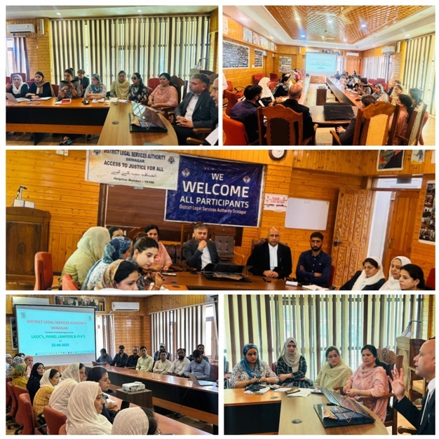 DLSA Sgr organizes trng. prog. on strengthening legal aid mechanisms for rights of women children