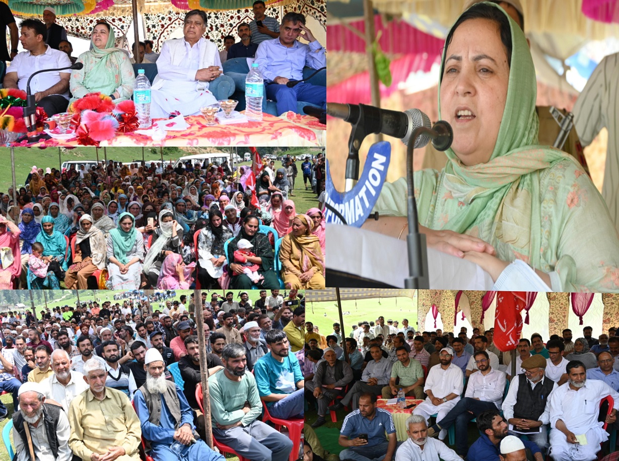 Sakeena Itoo holds public darbar at Panchan Pathri Kulgam 21