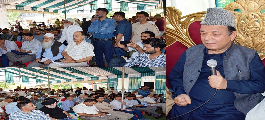 Speaker Legislative Assembly visits Kargoom Palpora in Charar i Sharief 17
