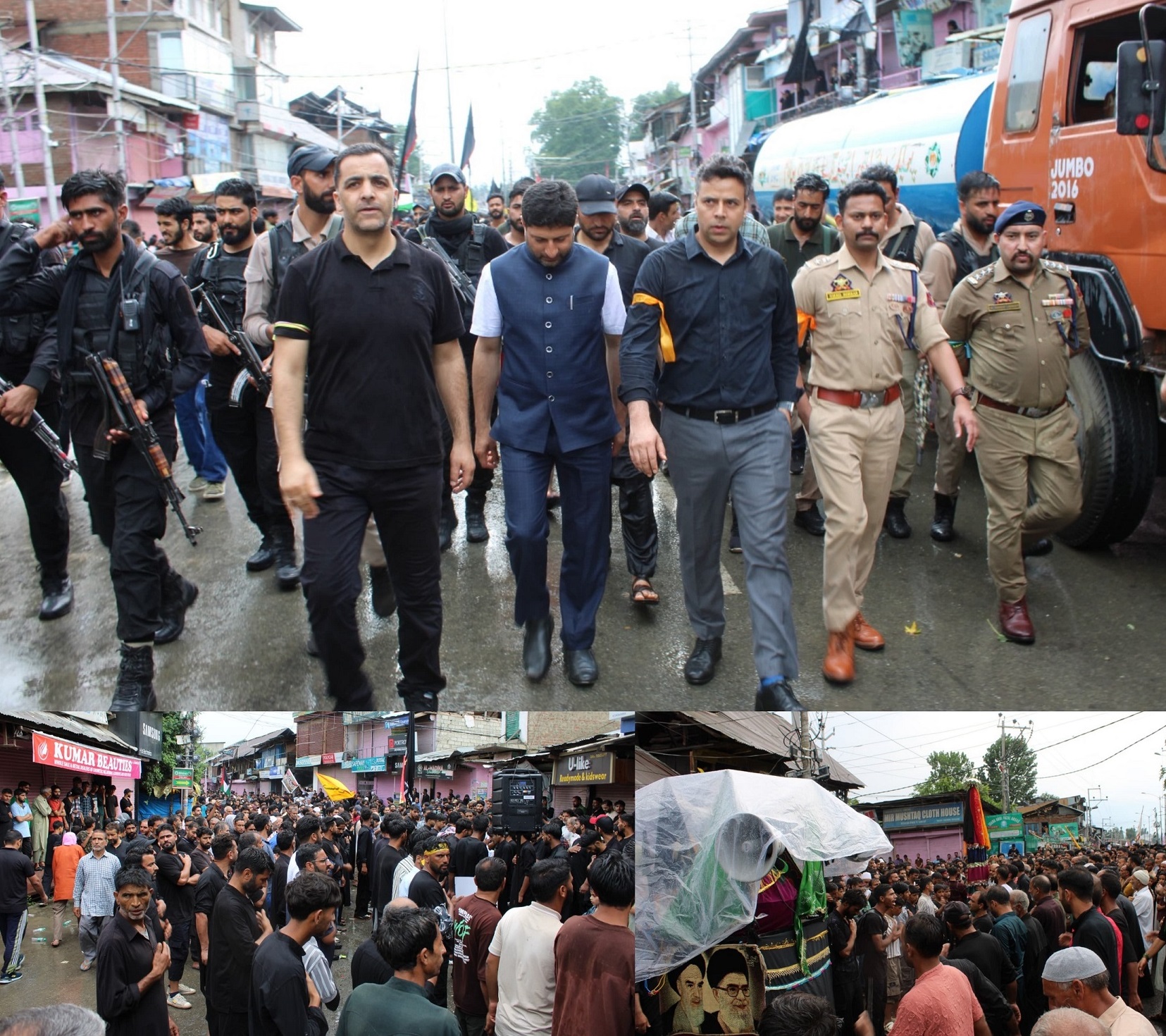 DC Budgam Participates in 11th Muharram Procession at Magam