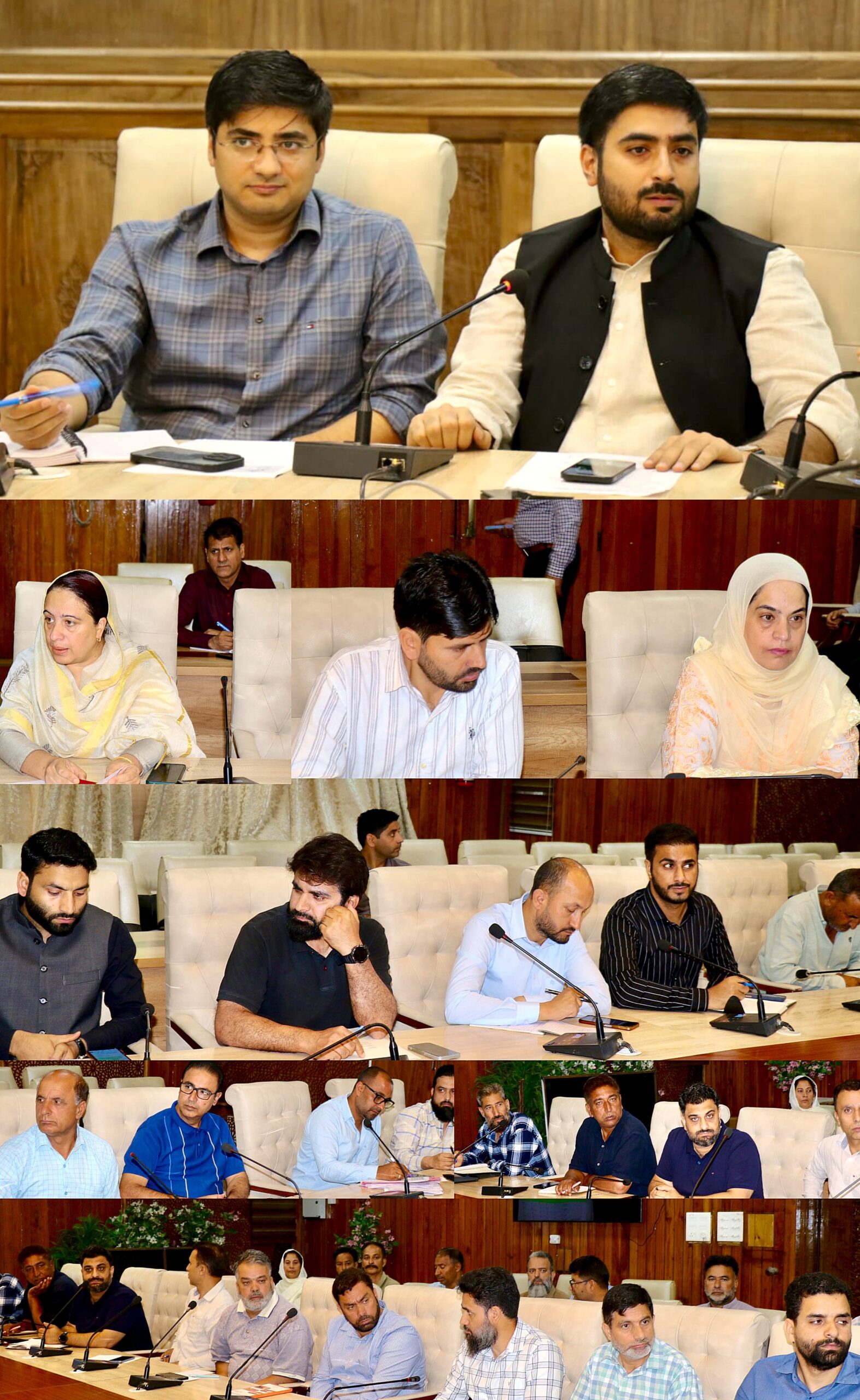 DC Srinagar Commissioner SMC review progress of PMAY Urban scaled