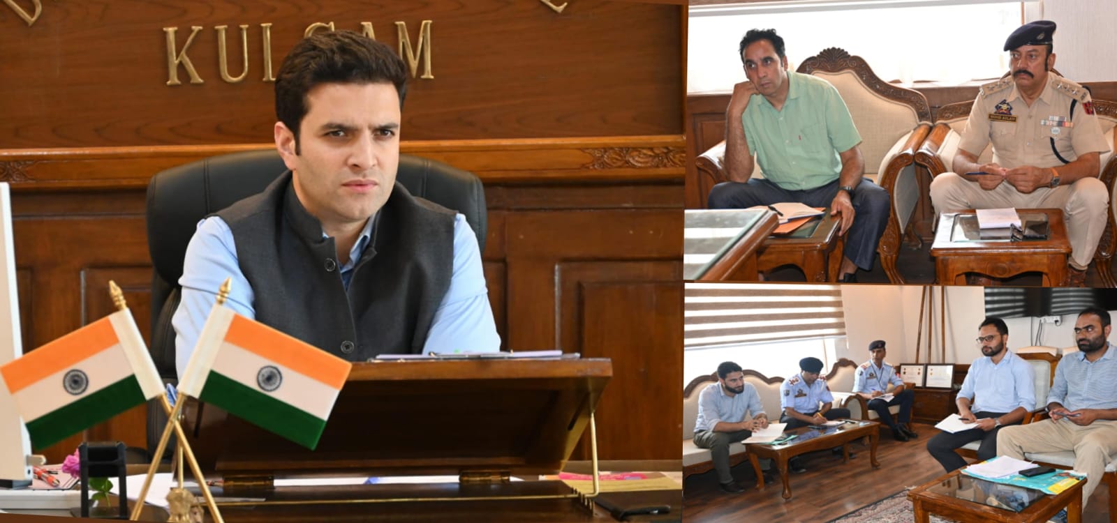 DC reviews measures for smooth traffic flow in Kulgam