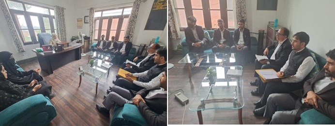 DLSA Budgam convenes review meeting of Legal Aid Defence Counsels