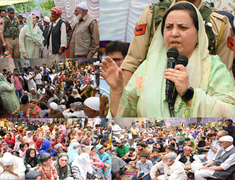 Sakeena Itoo visits Nadimarg area of Kulgam 5