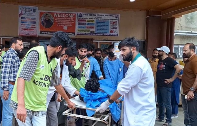 Teacher killed, 51 injured after bus overturns in Handwara